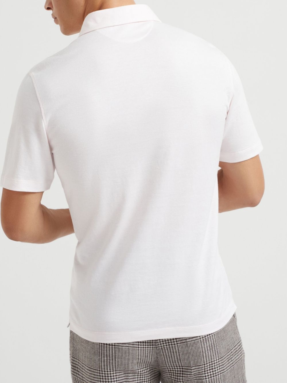 organic cotton-blend polo shirt - 4