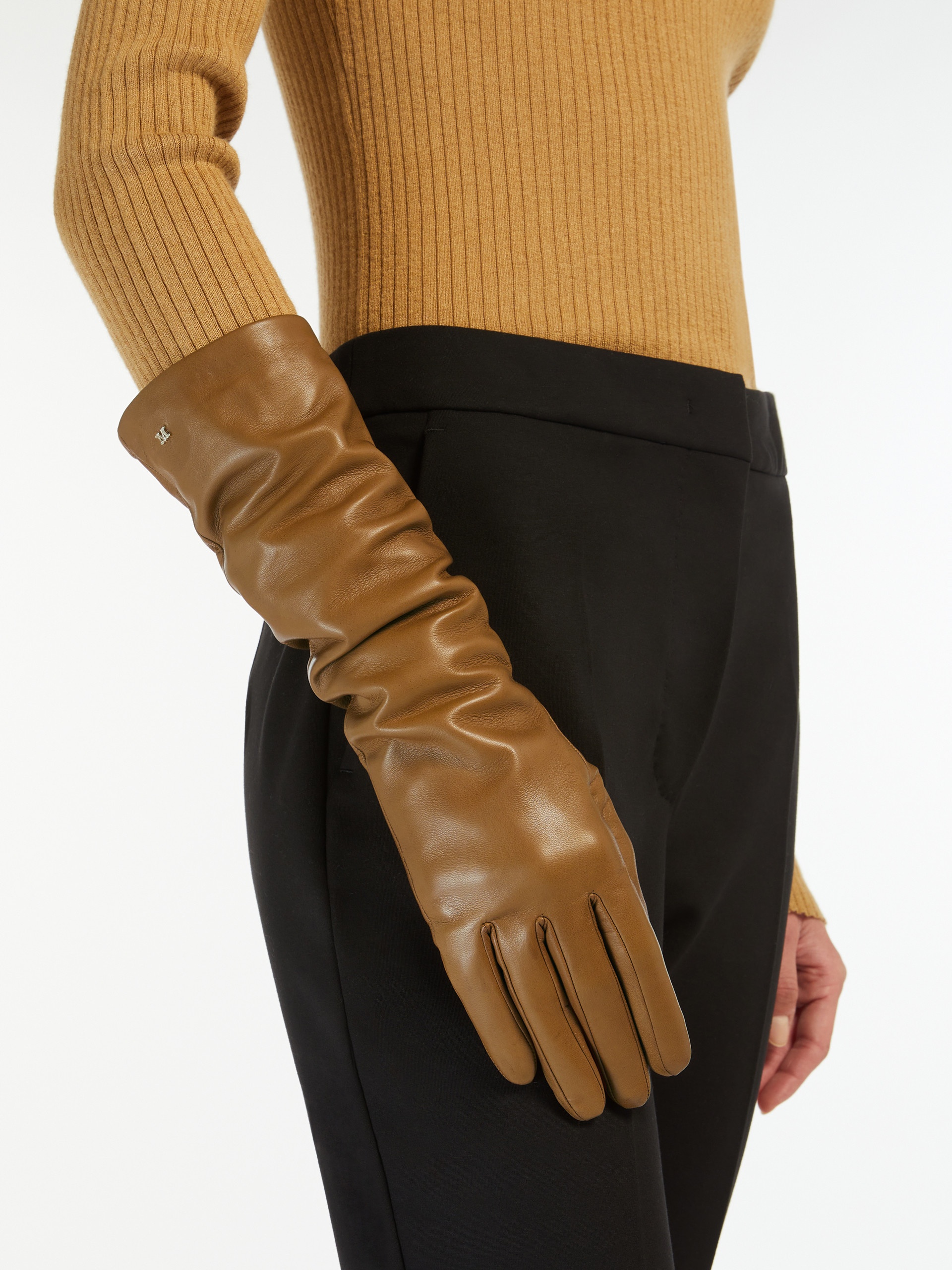 AFIDEE Long Nappa leather gloves - 3