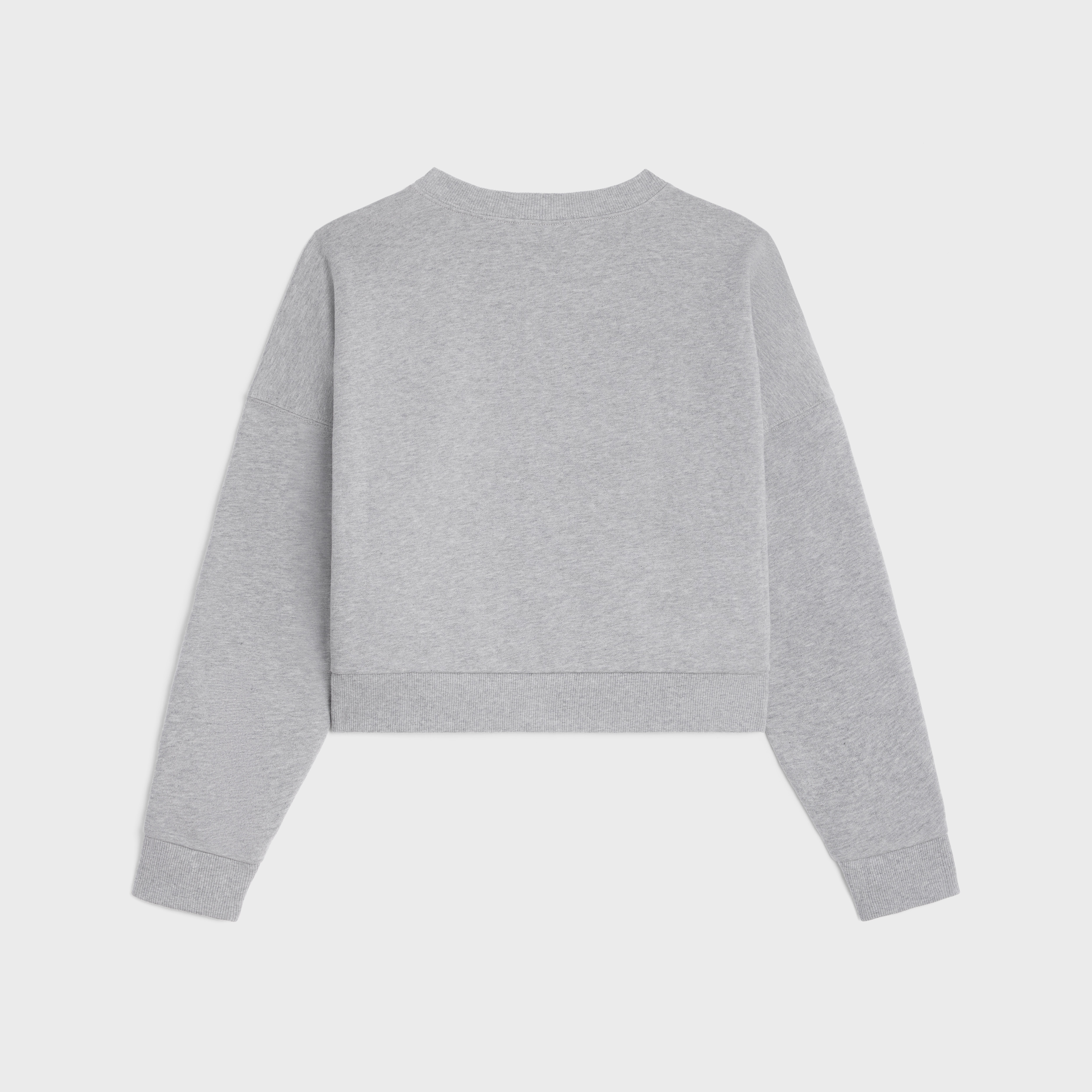 CELINE celine loose sweatshirt in cotton fleece | REVERSIBLE