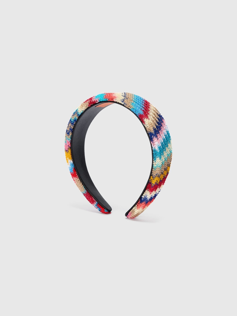 Missoni Knitted Headband with Chevron Pattern outlook
