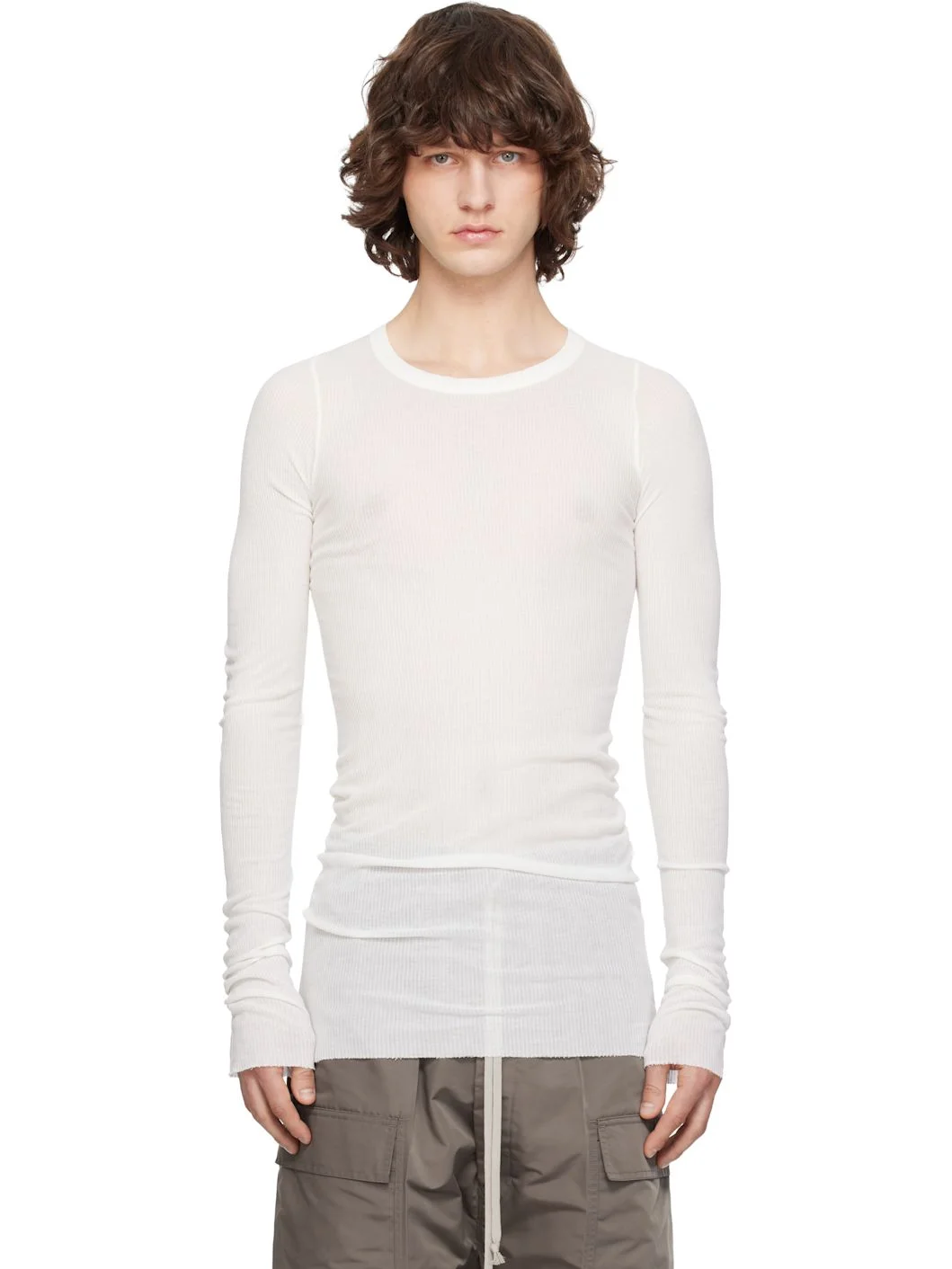 Off-White Temple Rib LS T-shirt - 1