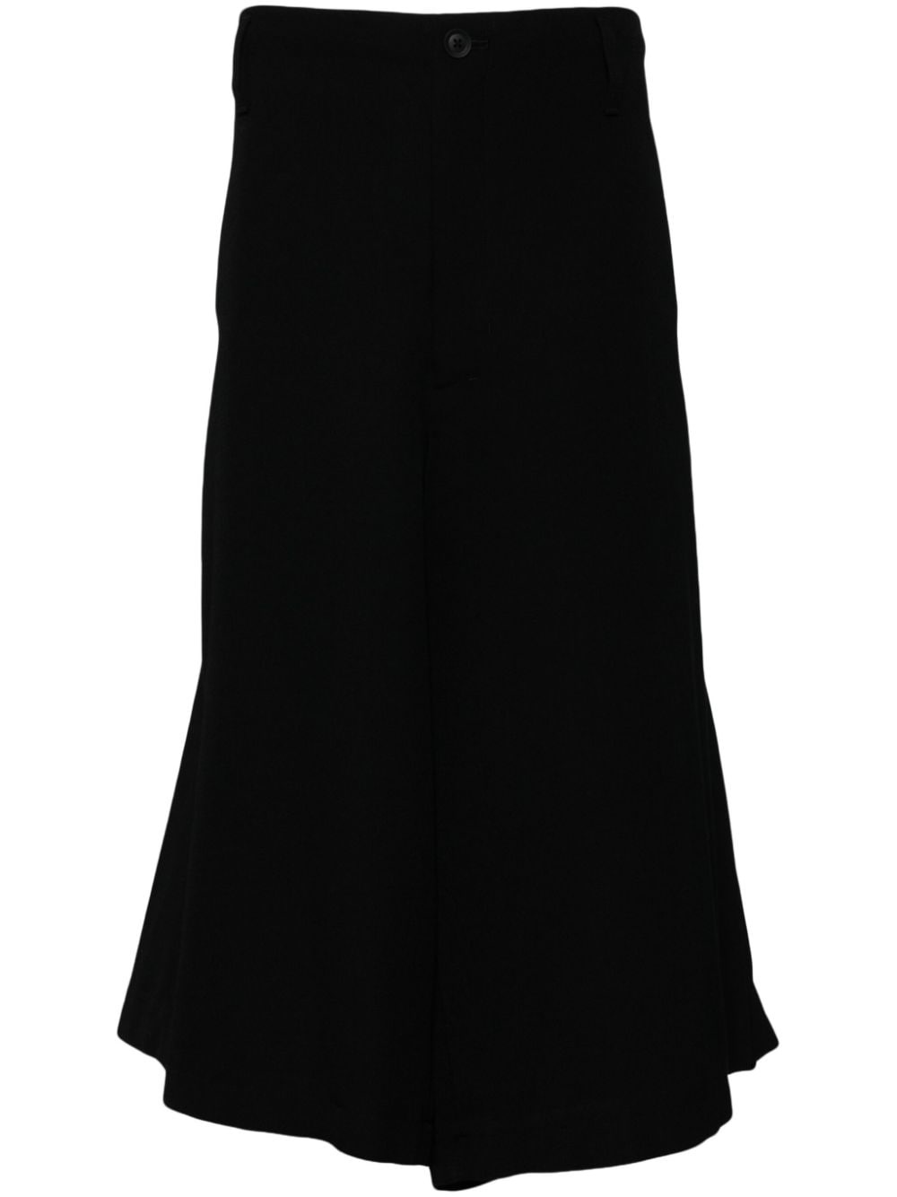 pleated cropped trousers - 1