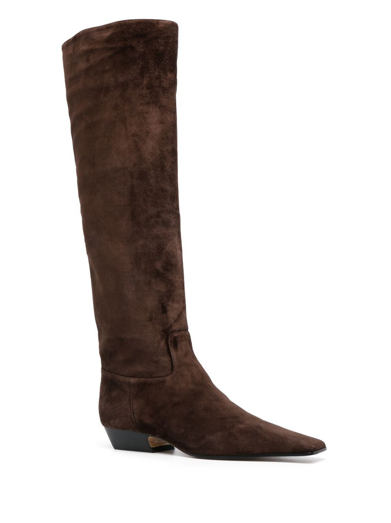 KHAITE The Marfa 35mm knee-high boots outlook