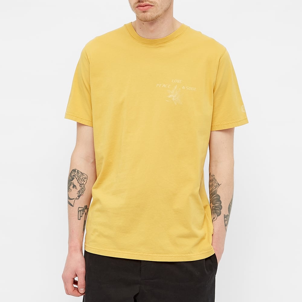 Universal Works Lotus Print Tee - 4