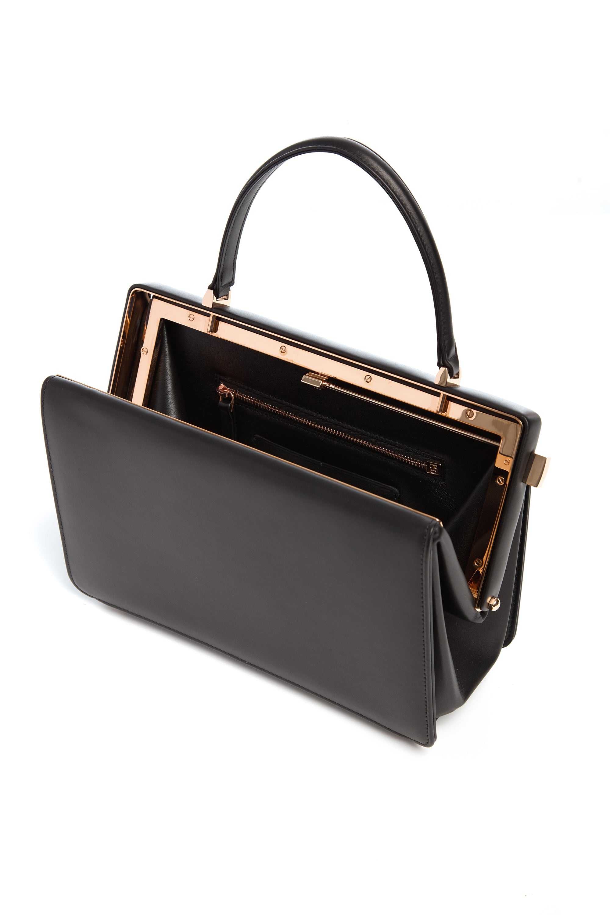 Carrington Bag in Black Leather - 4