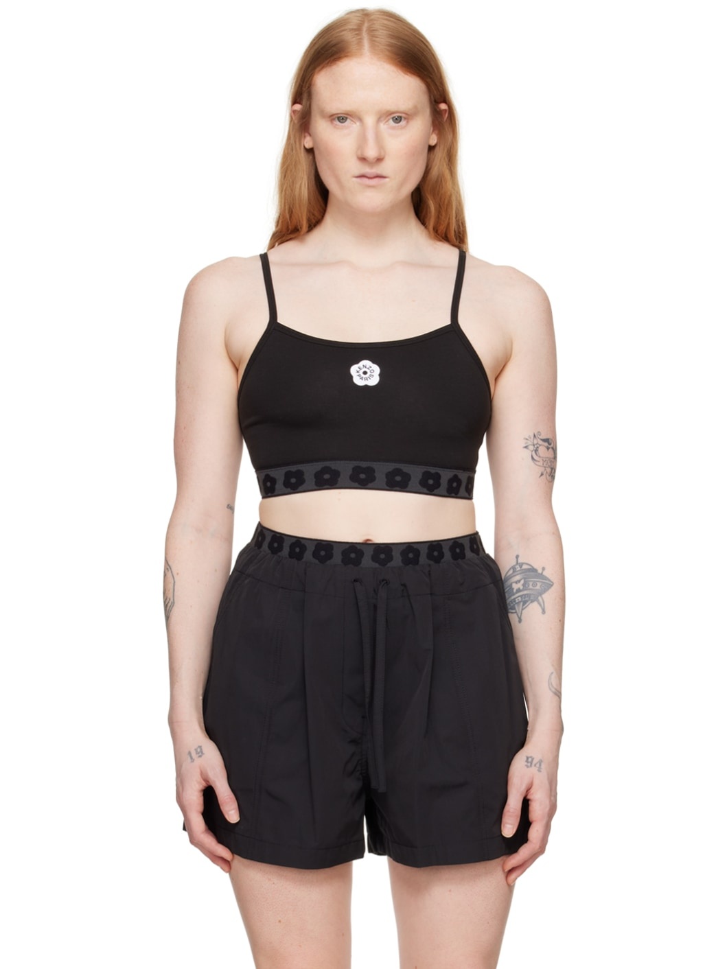 Black Kenzo Paris Boke 2.0 Sport Bra - 1