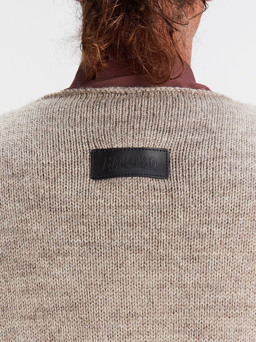 Mini Knitted Bomber Dirty Beige - 6