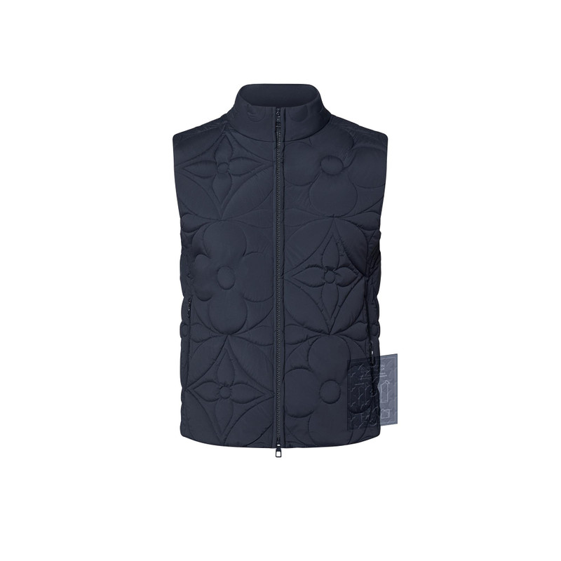 LVSE Padded Monogram Flower Gilet 1