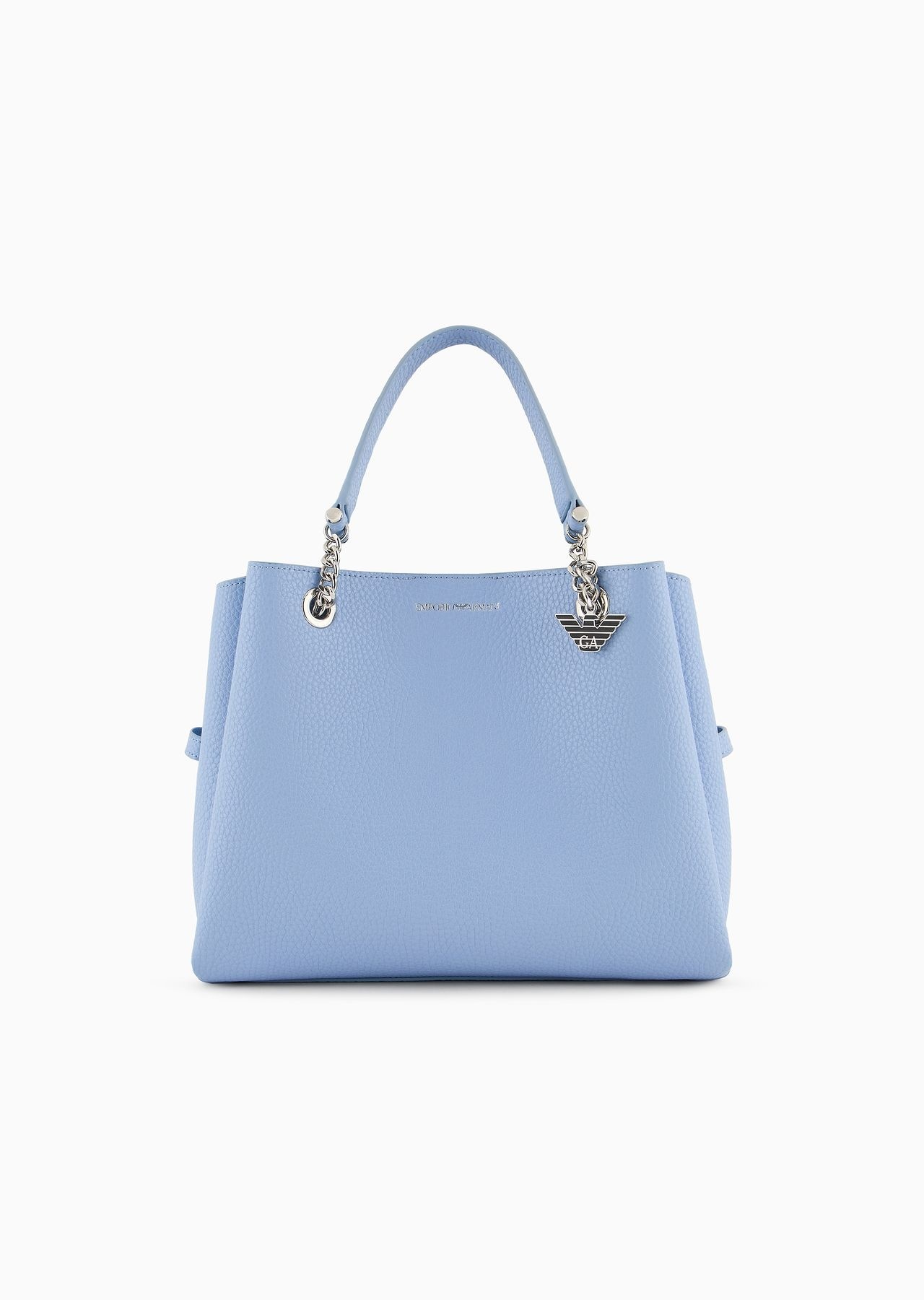 Palmellato leather-effect handbag with eagle charm - 1