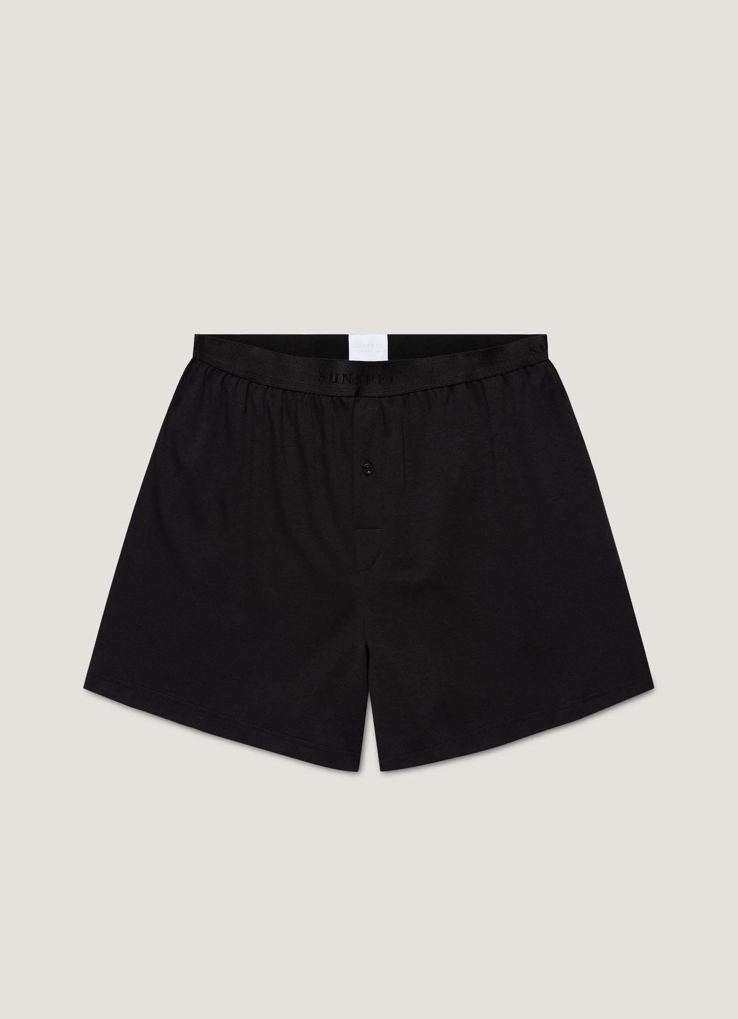 Sea Island Cotton One‑Button Boxer Short - 1