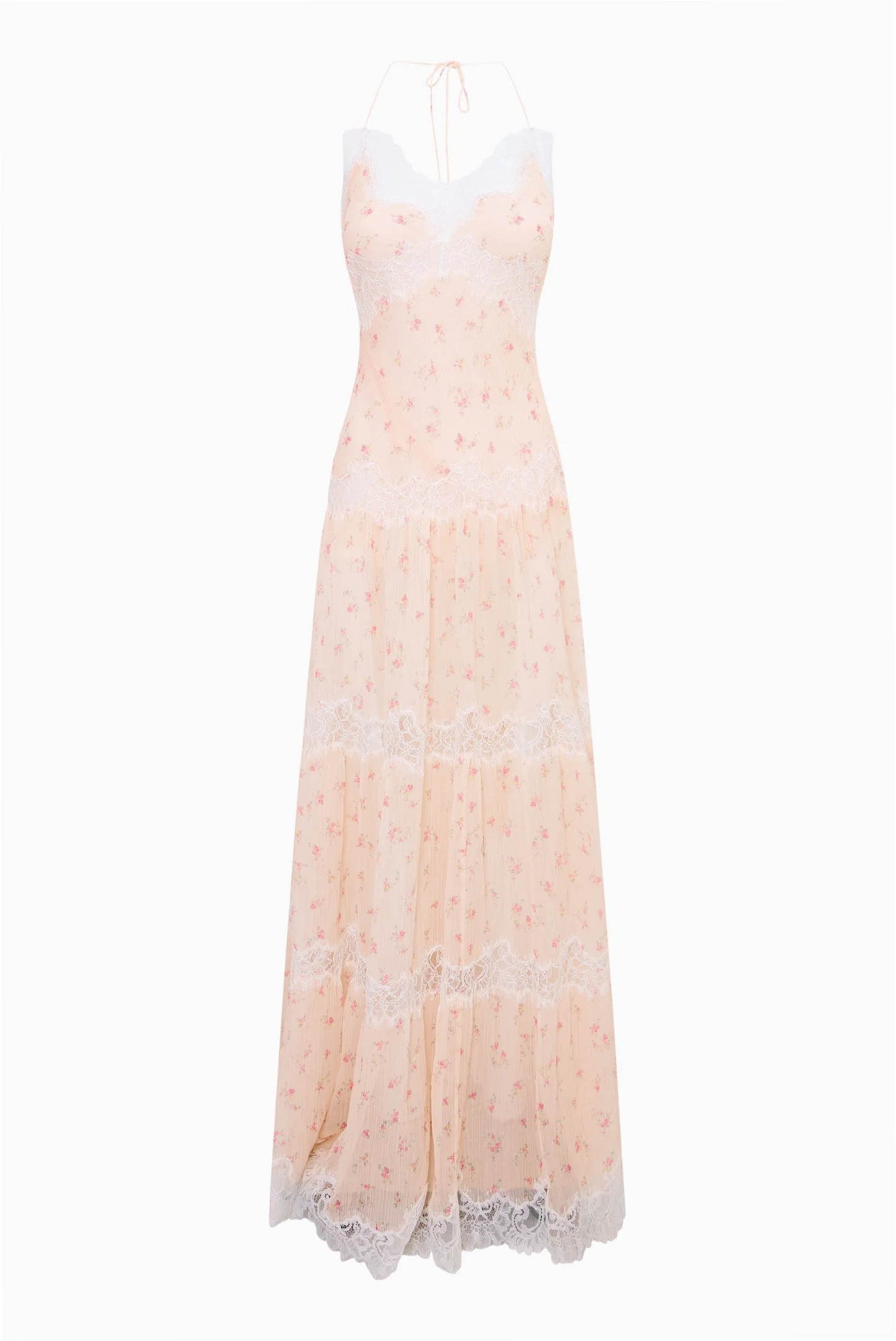 Kieva Floral Cotton-Silk Maxi Dress - 1