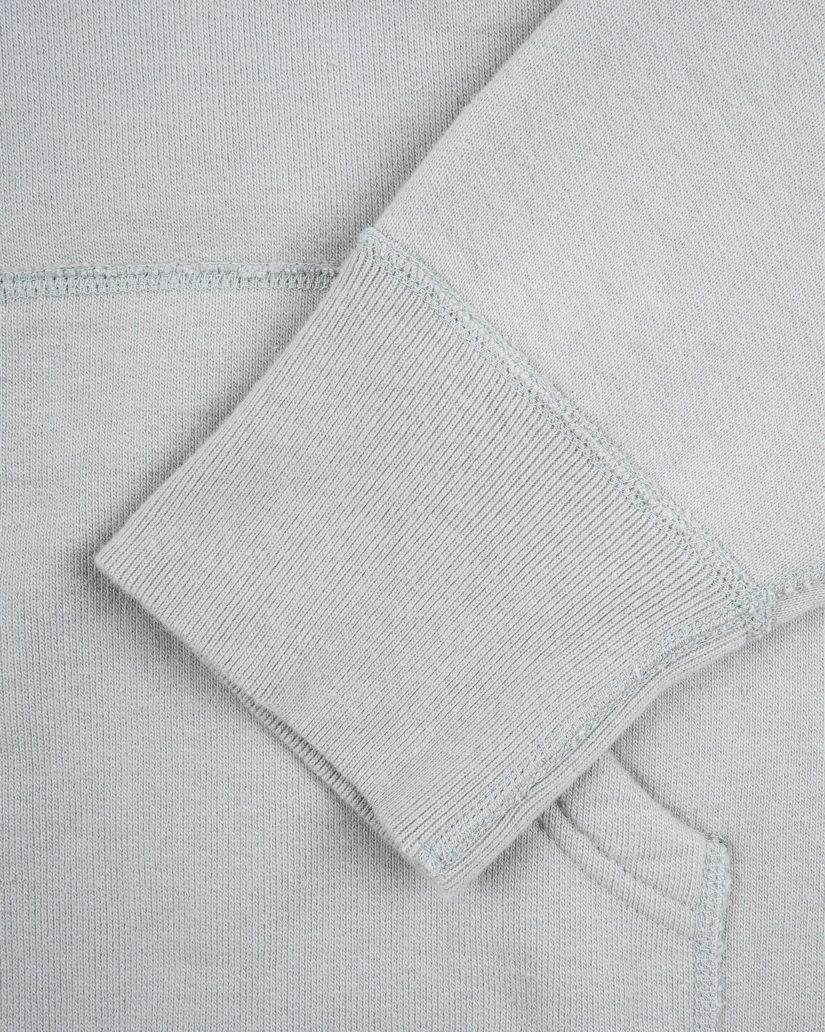 IHSW-10-GRY 14oz Ultra Heavyweight Loopwheel Cotton Zip Up Hoodie - Grey - 10