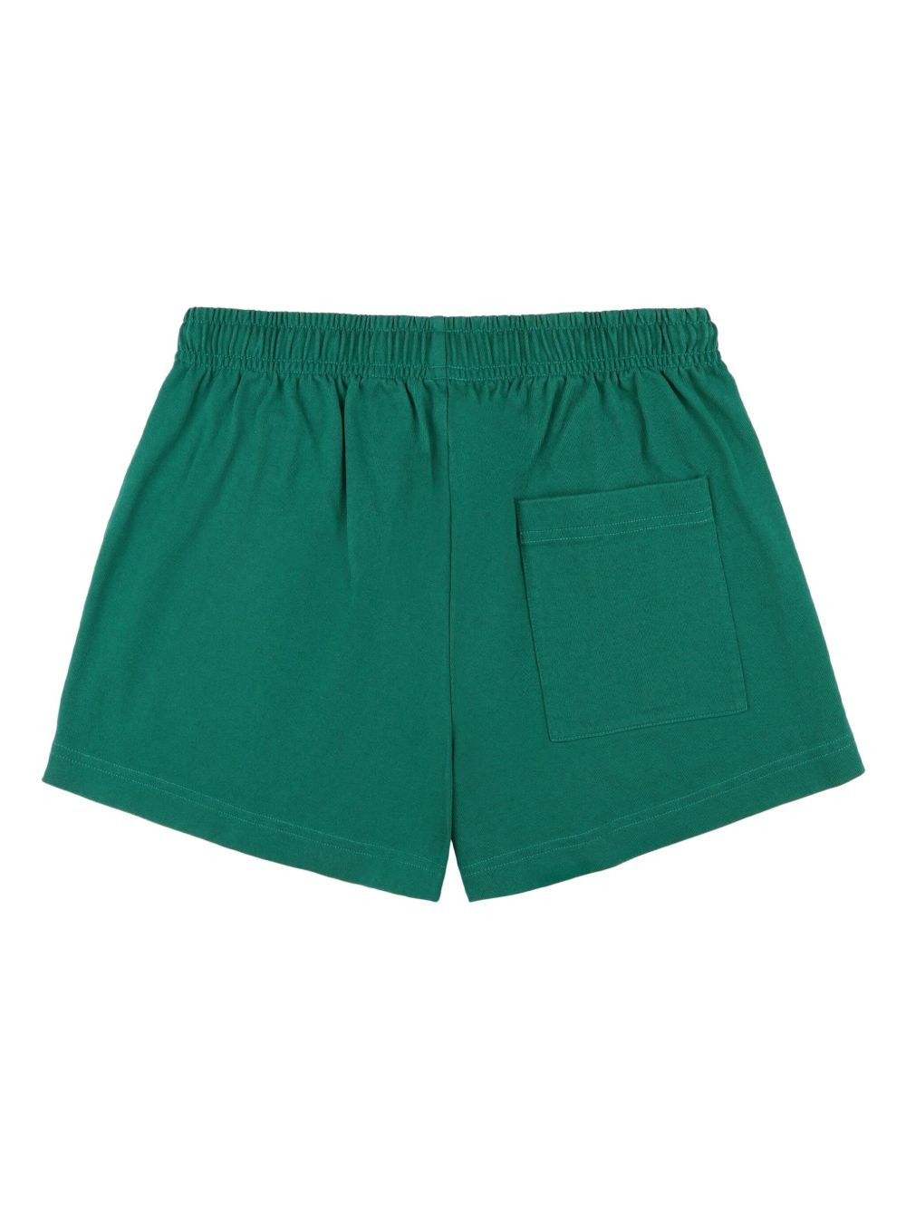 logo-embroidered elastic-waist shorts - 5