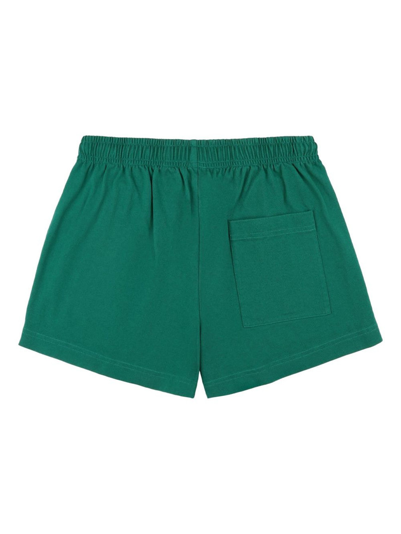 logo-embroidered elastic-waist shorts 5