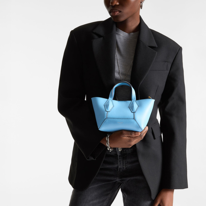 JIMMY CHOO Diamond Tote XS
Dusty Blue Leather Mini Tote Bag outlook