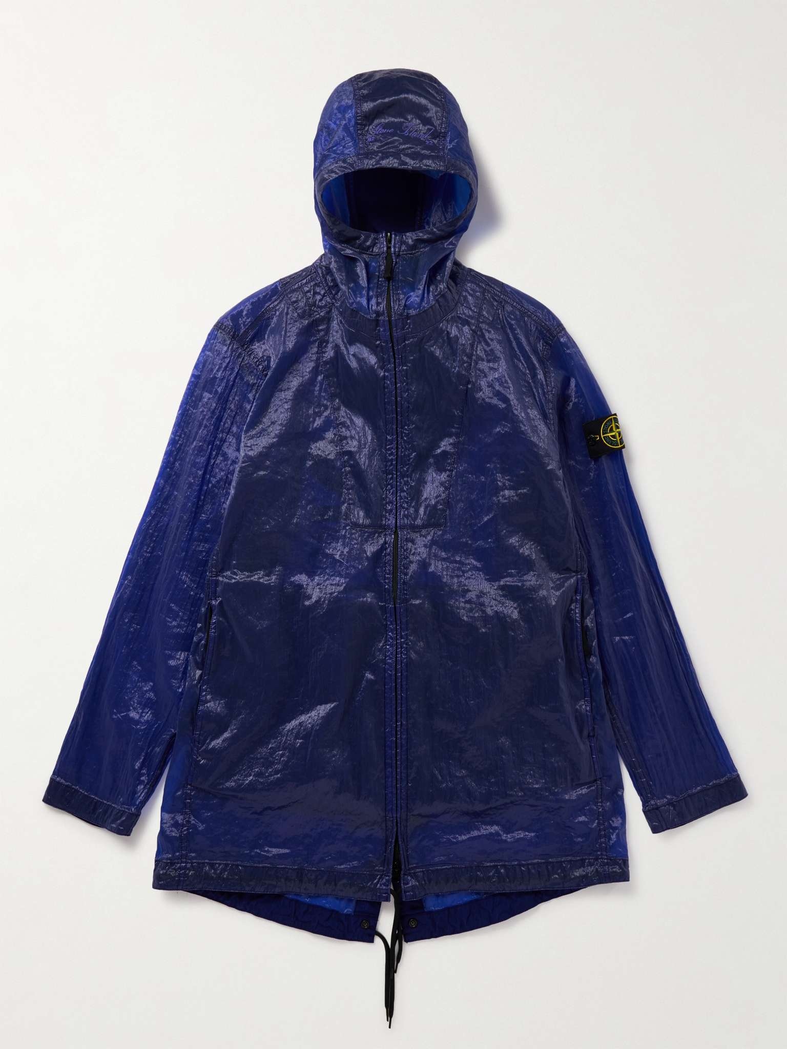 Logo-Appliquéd Shell Hooded Parka - 1