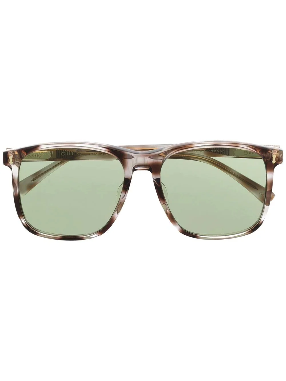 square-frame sunglasses - 1