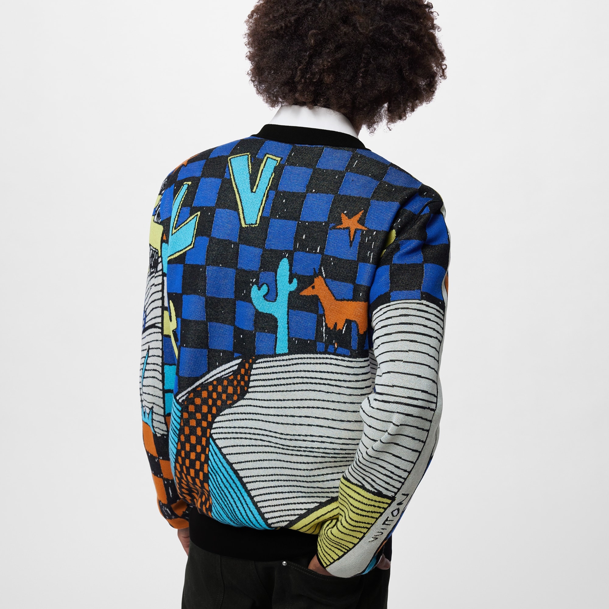 Cotton Jacquard Crewneck - 5