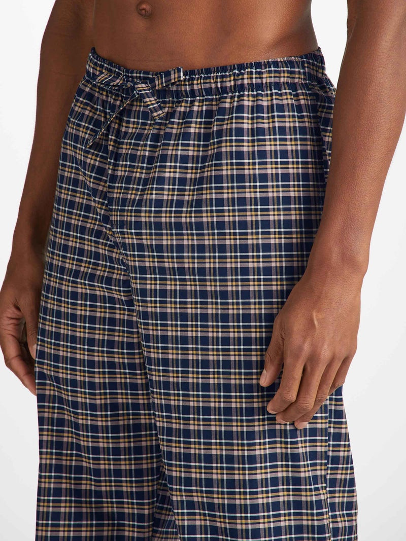 Men's Lounge Trousers Barker 37 Cotton Navy 5