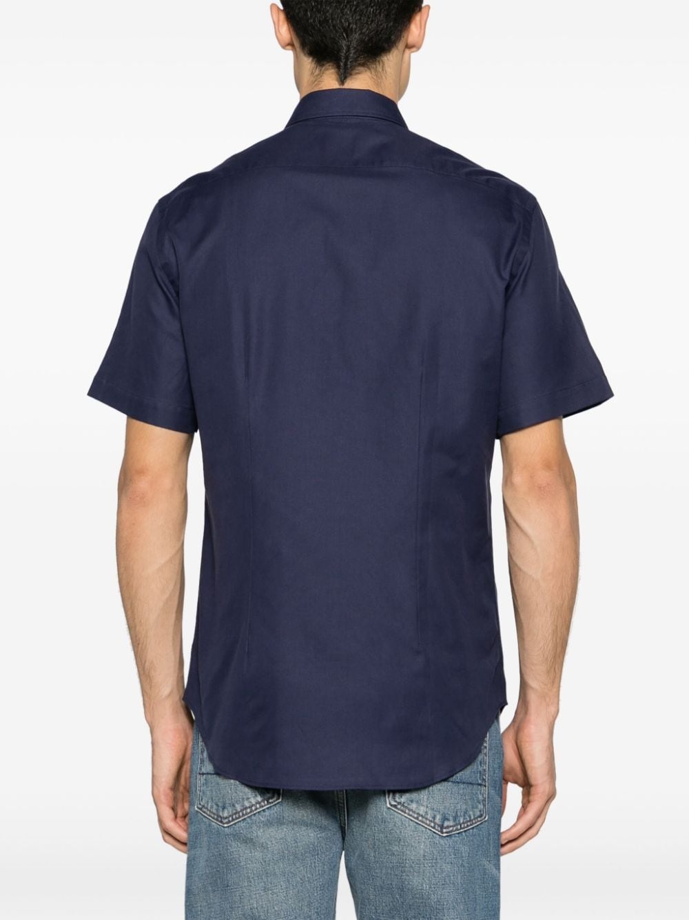 short-sleeved cotton shirt - 4
