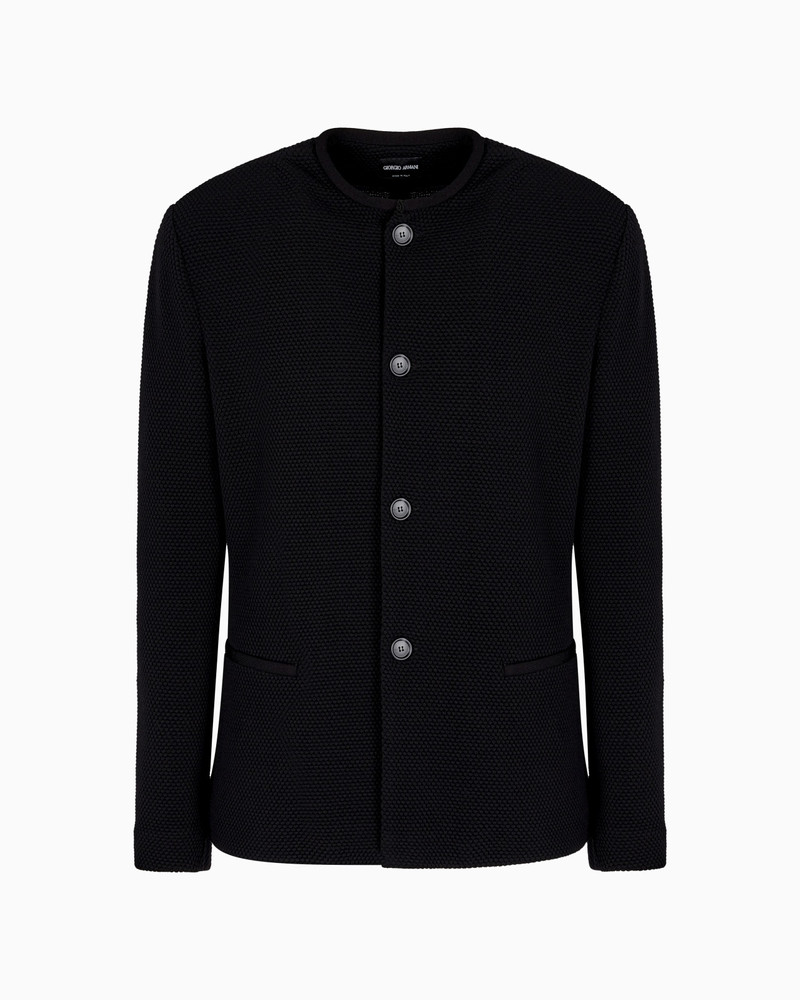 SINGLE-BREASTED, VIRGIN-WOOL BLEND JACKET 1