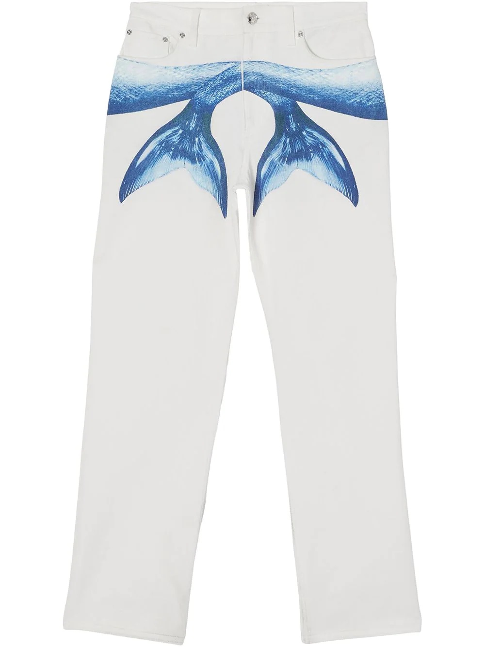 Mermaid Tail printed jeans - 1