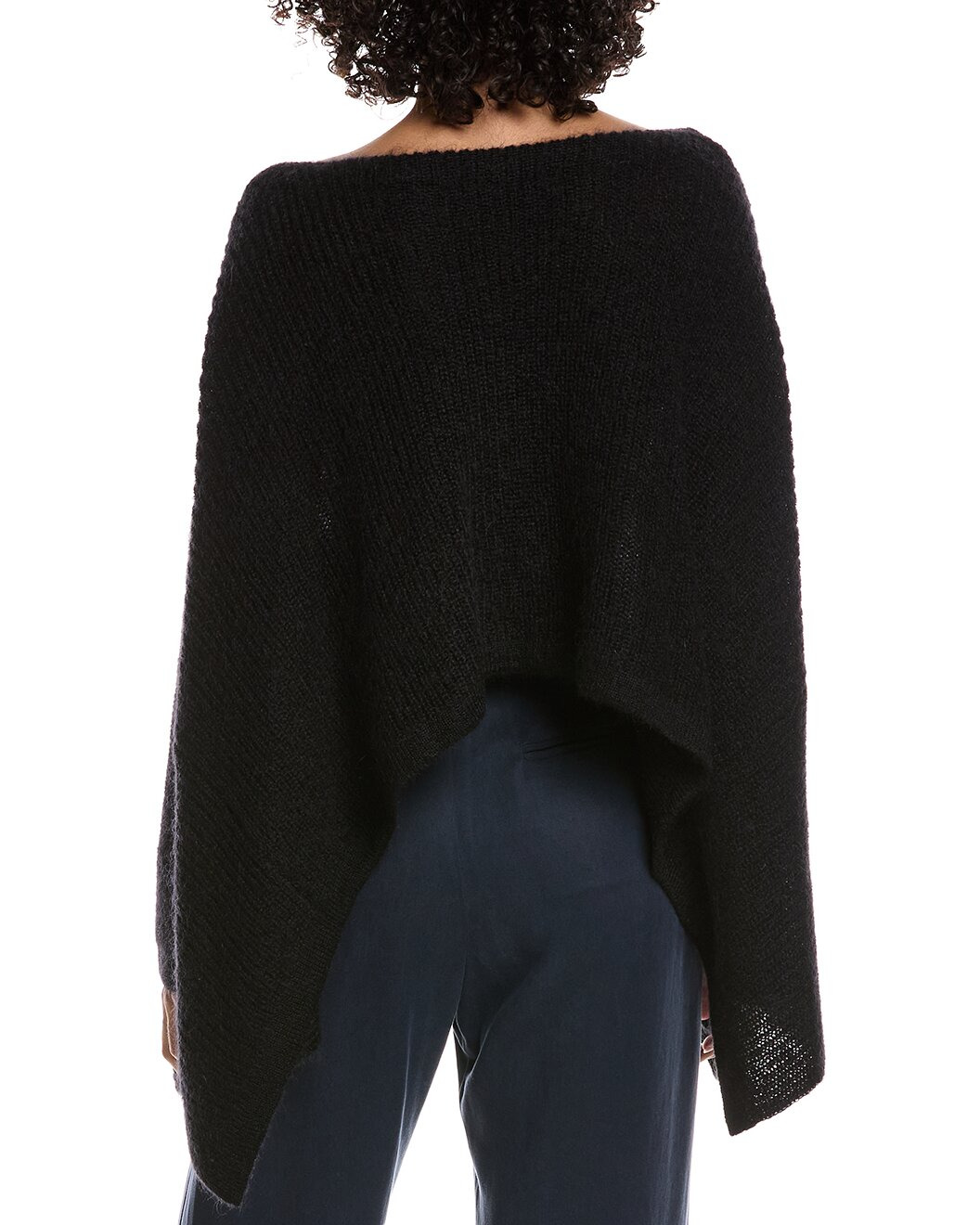 Valentino Mohair & Wool-Blend Poncho Sweater - 2