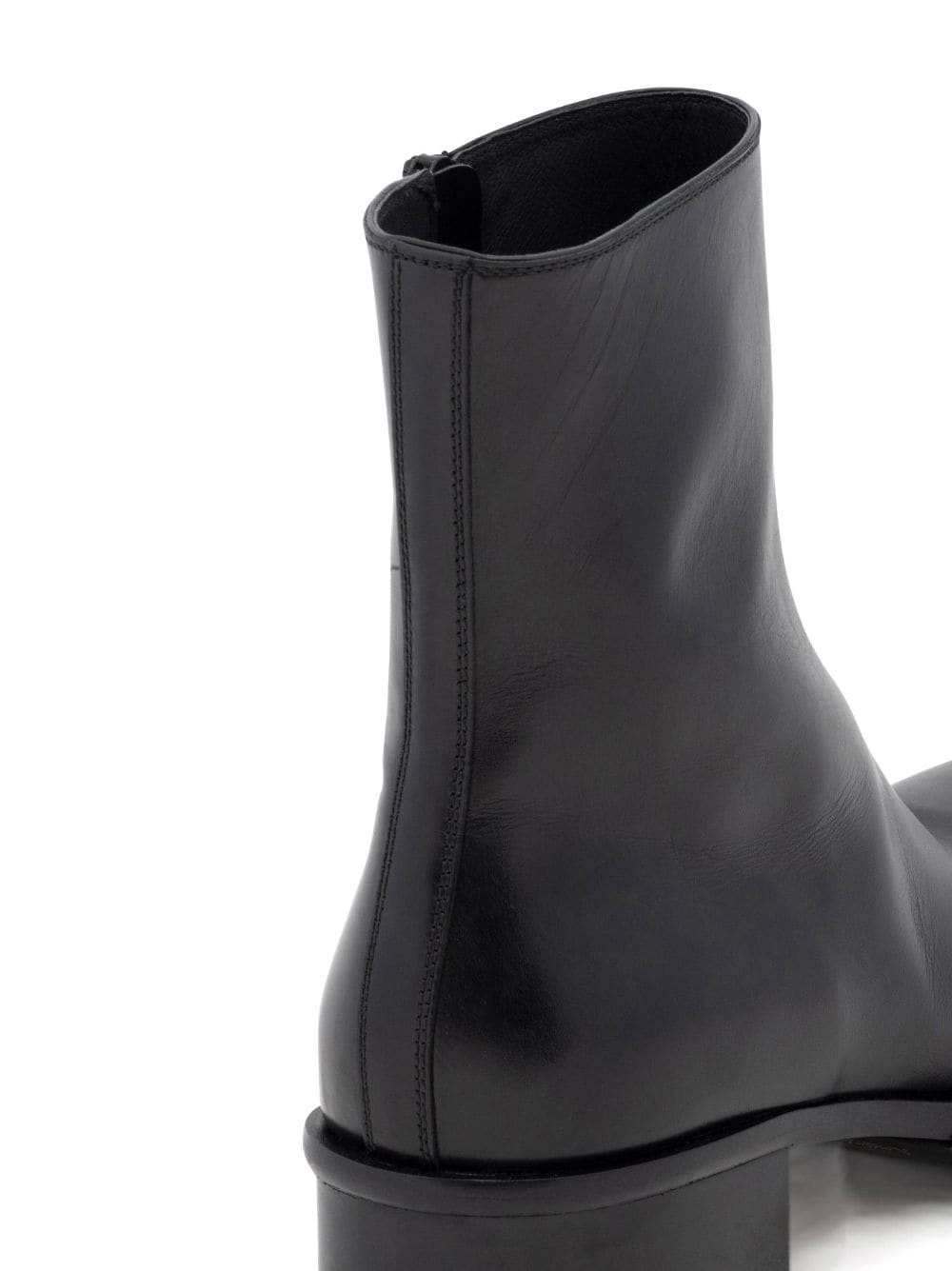 CUBAN STACK LEATHER BOOT - 2