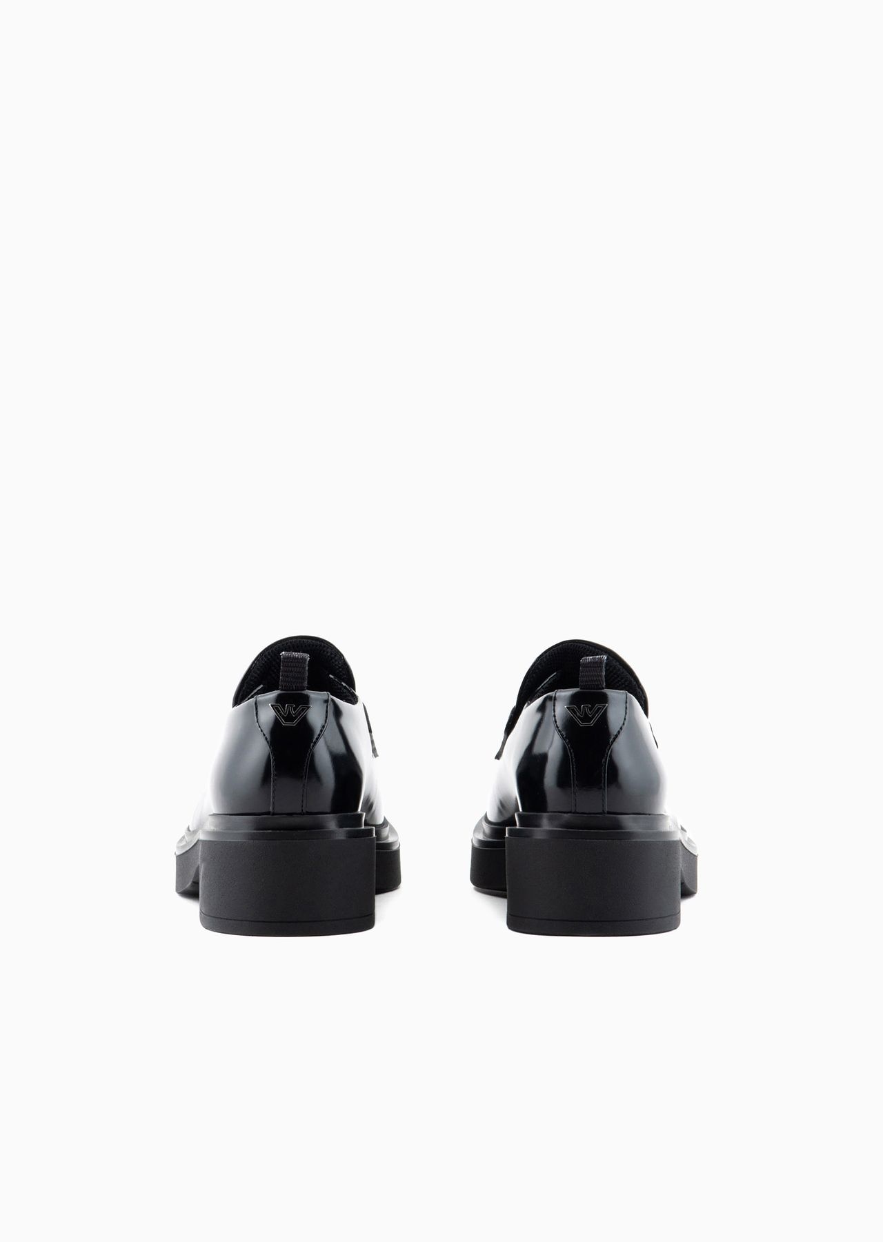 Brushed-leather chunky loafers - 4