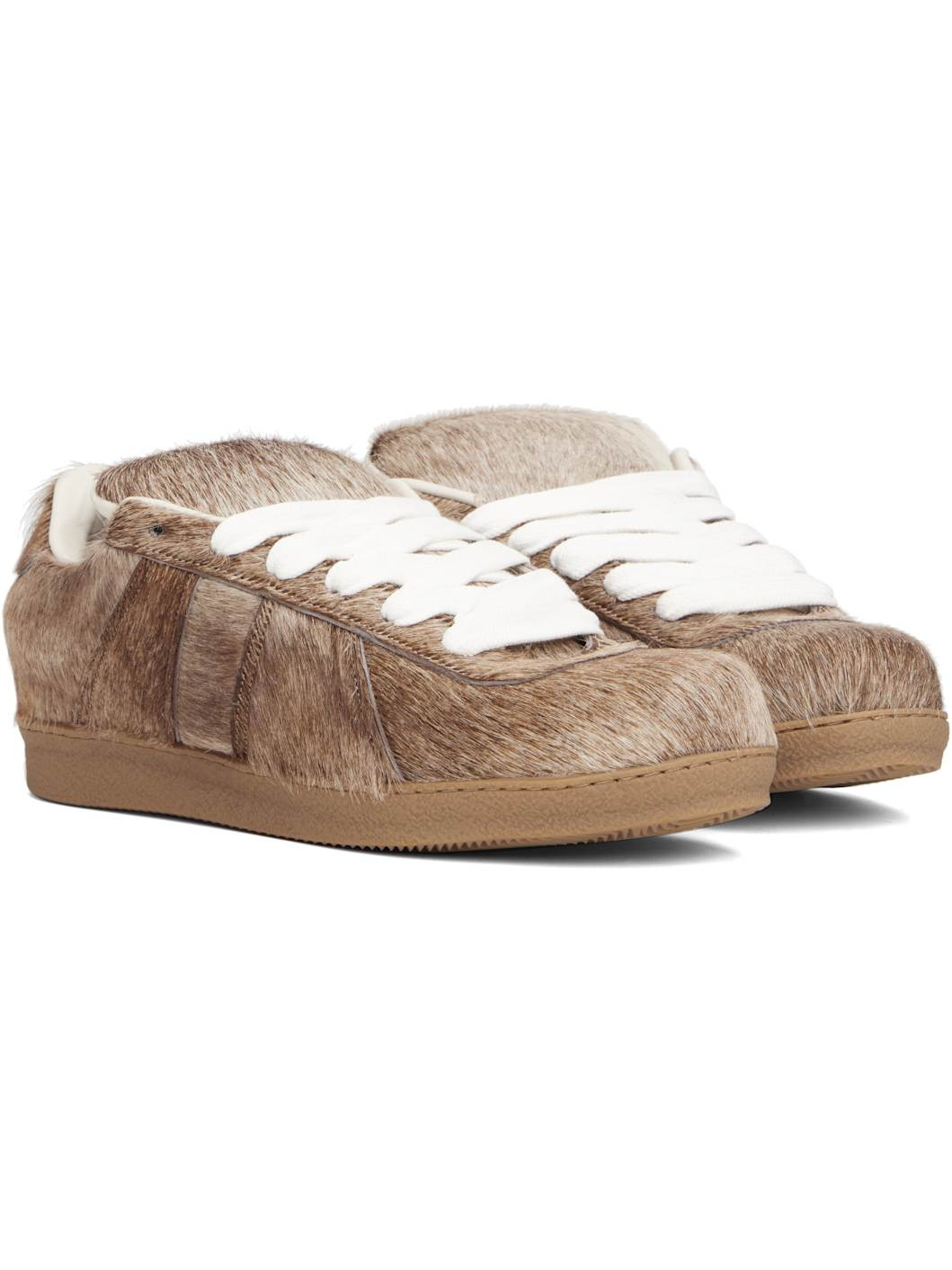 Beige Cush Sneakers - 4