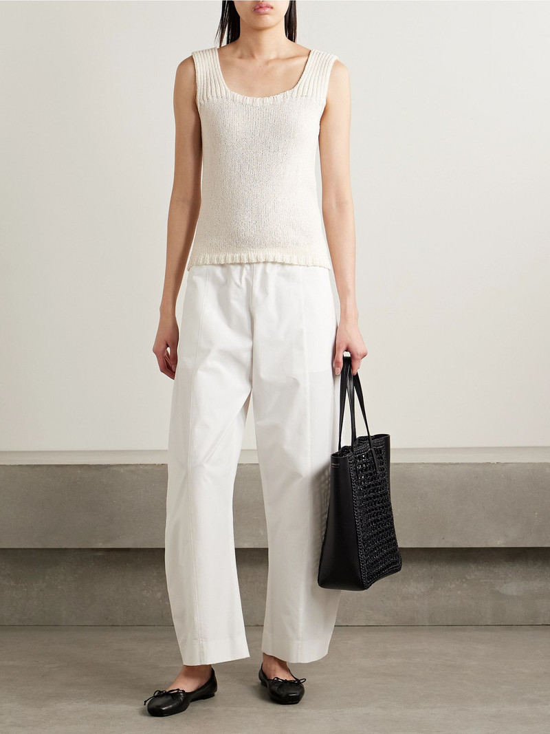 KHAITE Wil cotton tank Cream outlook