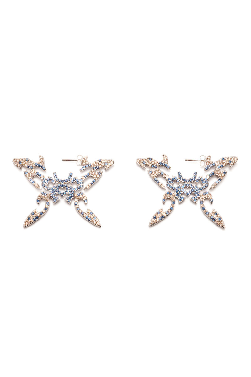 SKY SAND BUTTERFLY TATTOO EARRINGS 1