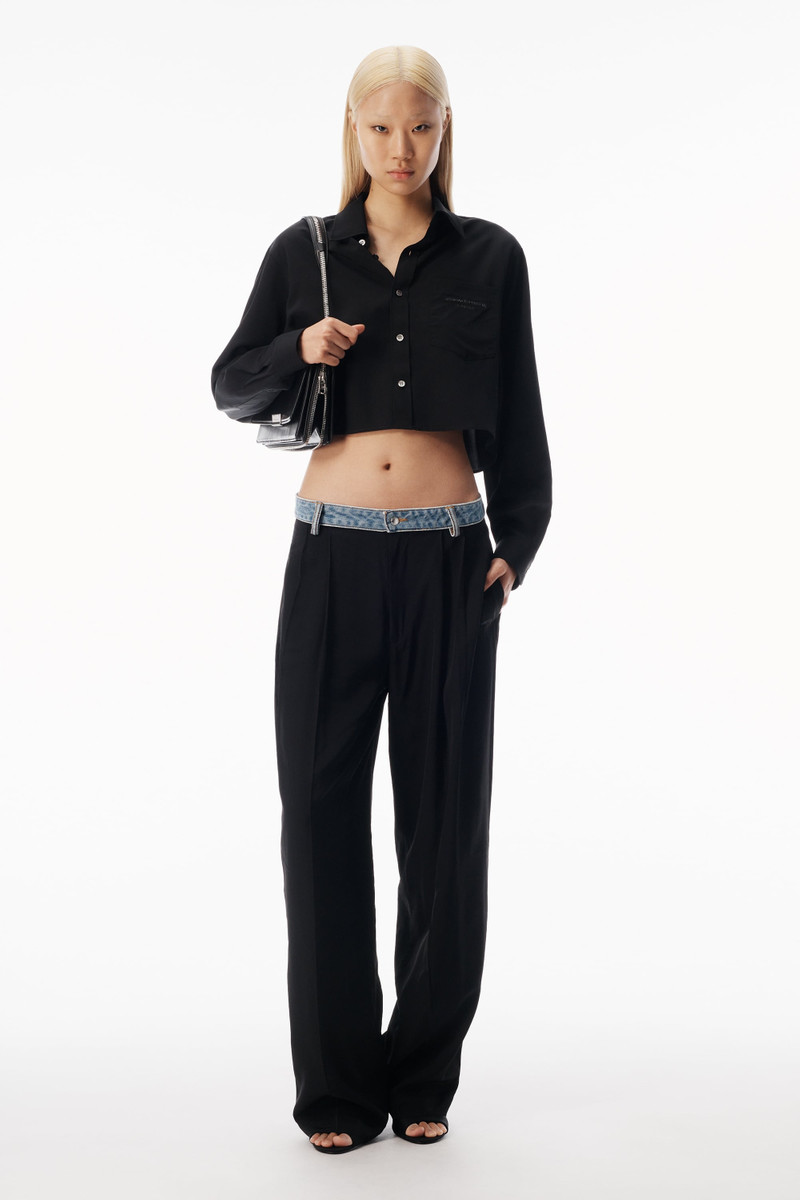Alexander Wang DENIM WAISTBAND MID-RISE PANT outlook