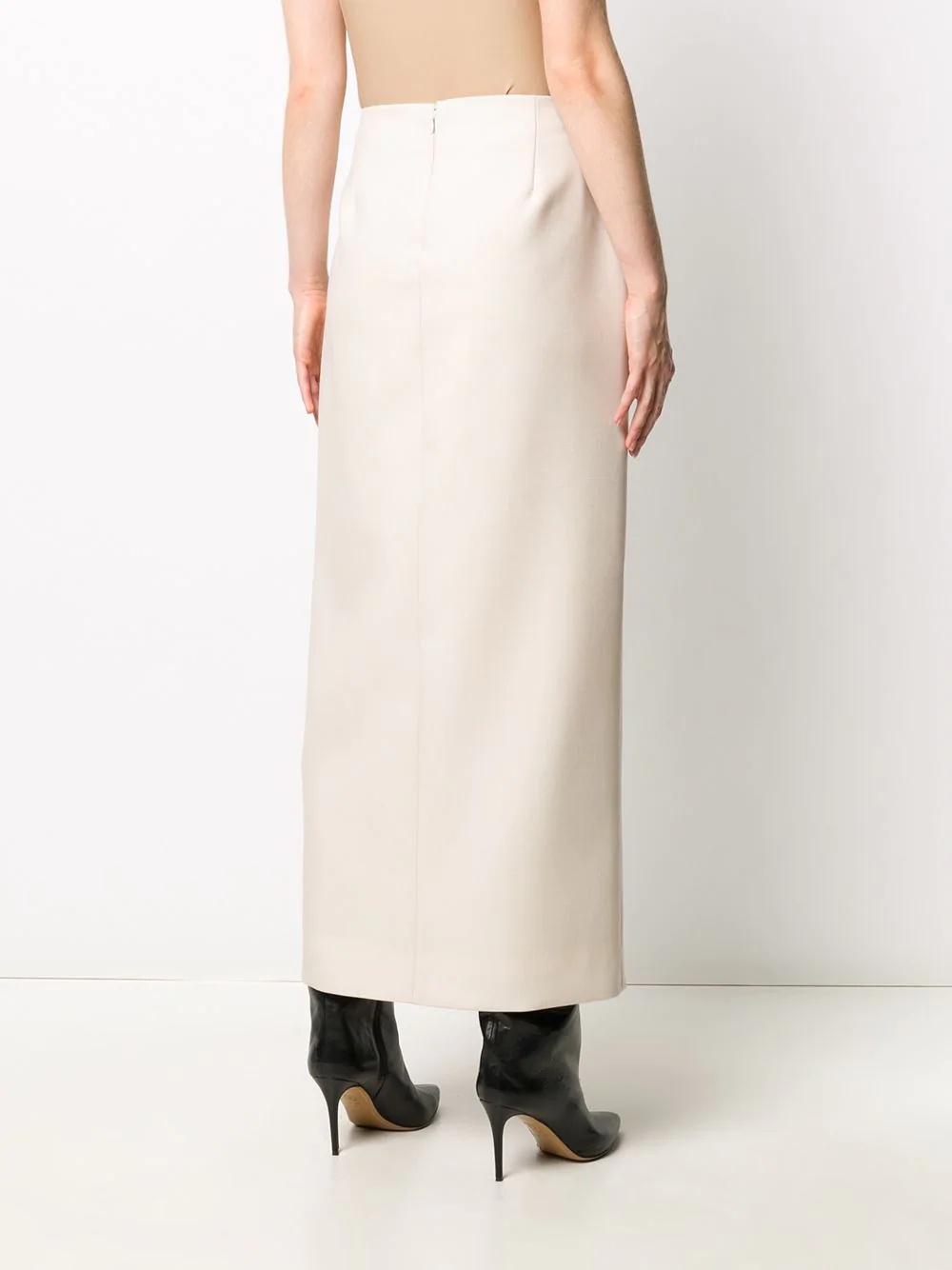 long straight slit skirt - 4