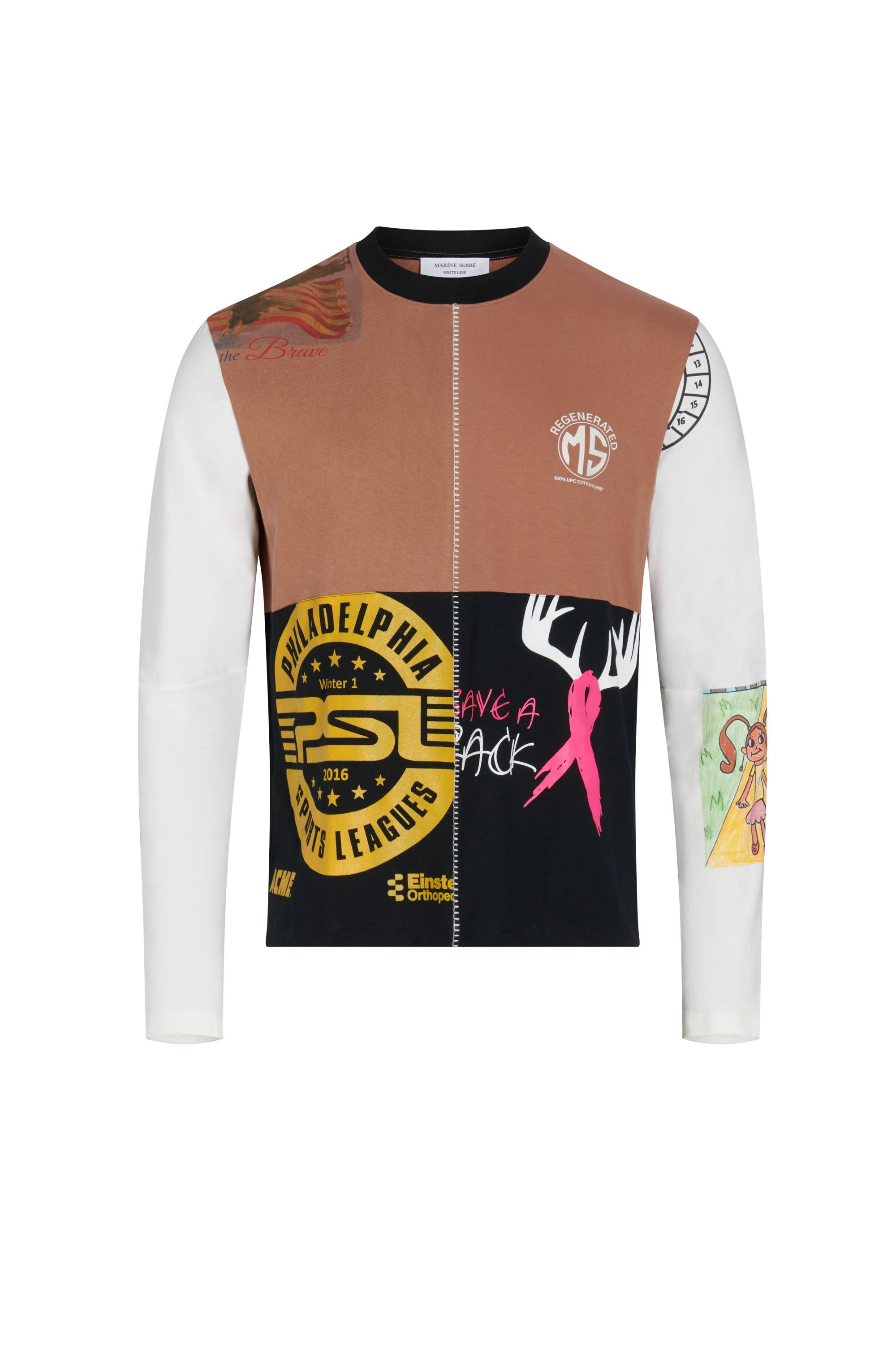 Regenerated Graphic T-Shirt Patchwork T-Shirt - 9