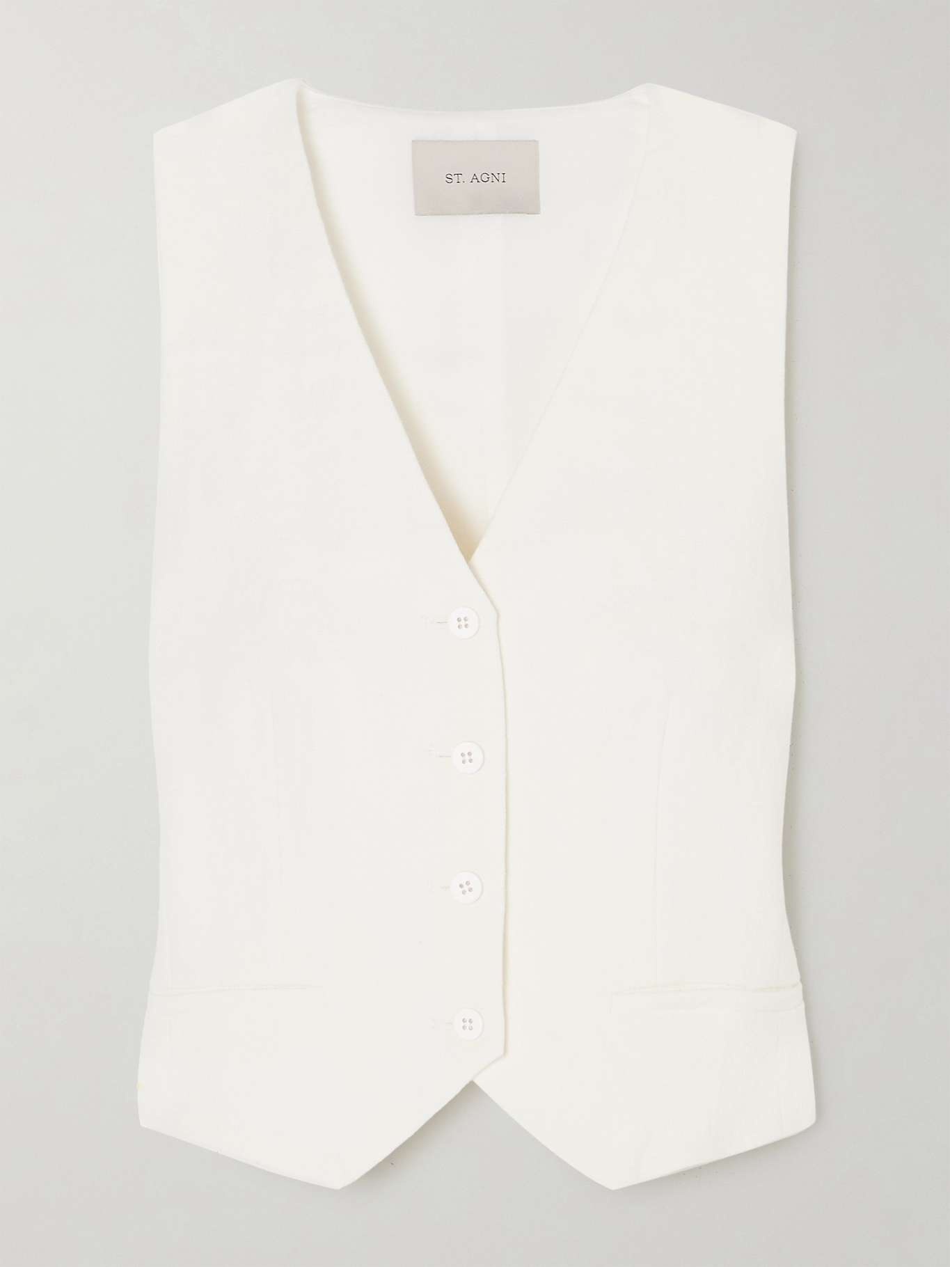 Linen vest - 1