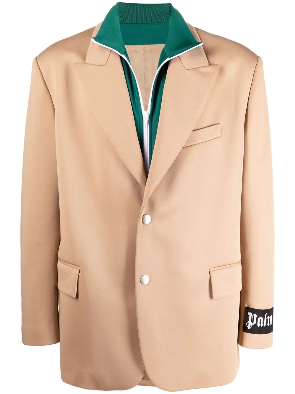 double-layer track blazer - 1