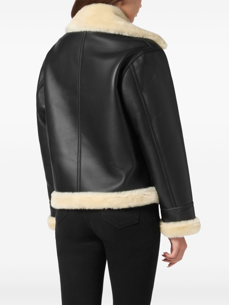 PHILIPP PLEIN faux-shearling jacket outlook