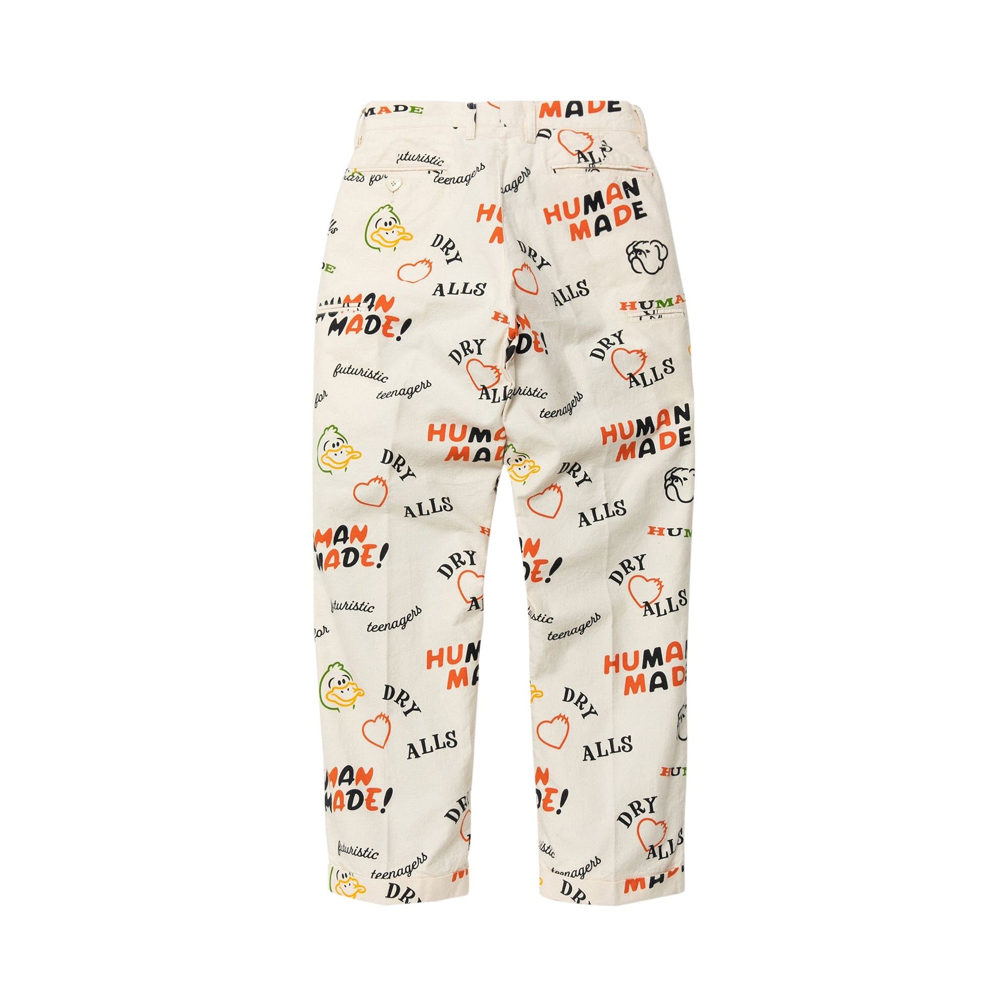 Human Made Printed Chino Pants 'White' - 2