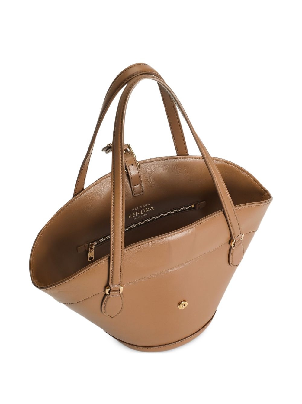 leather tote bag - 5