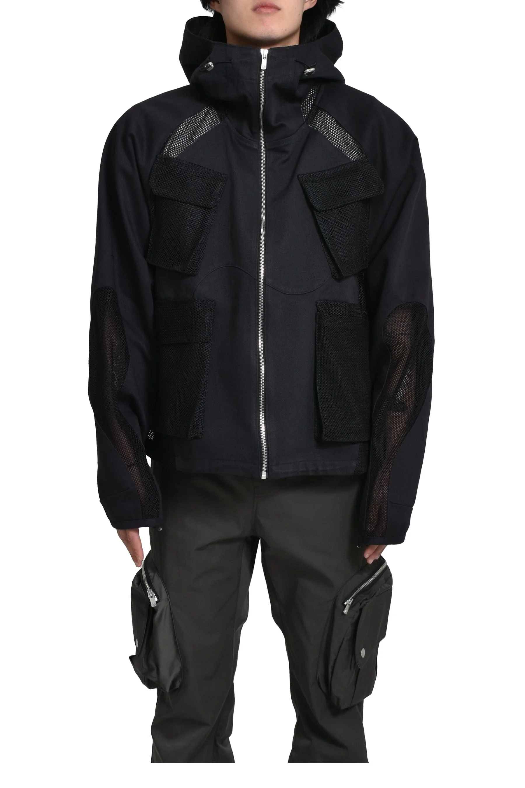 AIRE MULTI MESH POCKET JACKET / BLK - 1