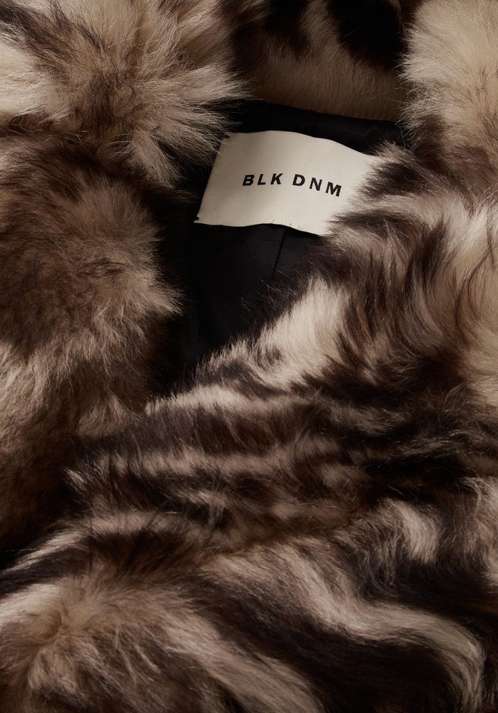 SHEARLING COAT 74 BROWN ZEBRA - 4