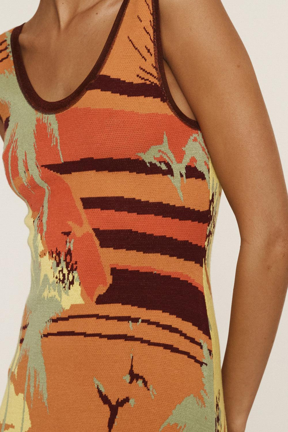 Palm Island Midi Dress - 3