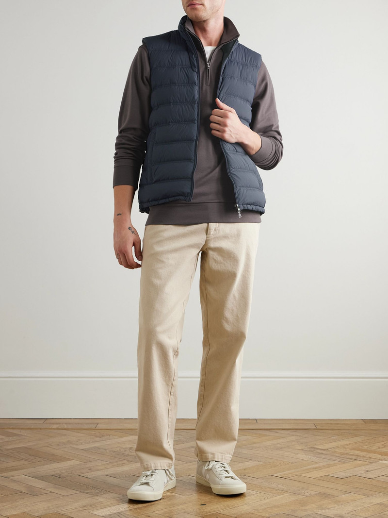 ORLEBAR BROWN Hopper Slim-Fit Quilted Stretch-Shell Down Gilet Navy outlook