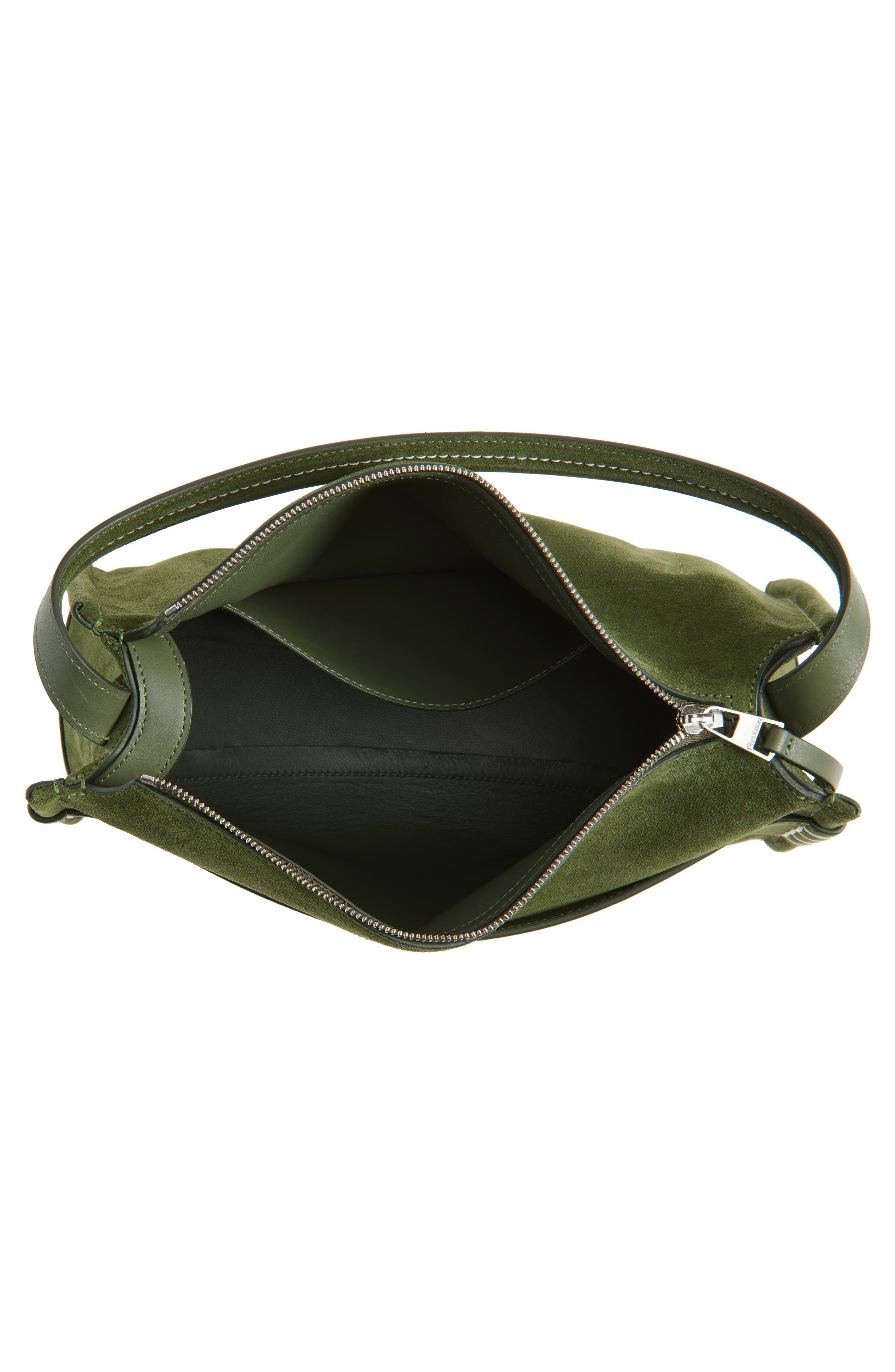 JW Anderson Medium Loafer Leather Shoulder Bag in Khaki 575 at Nordstrom - 4