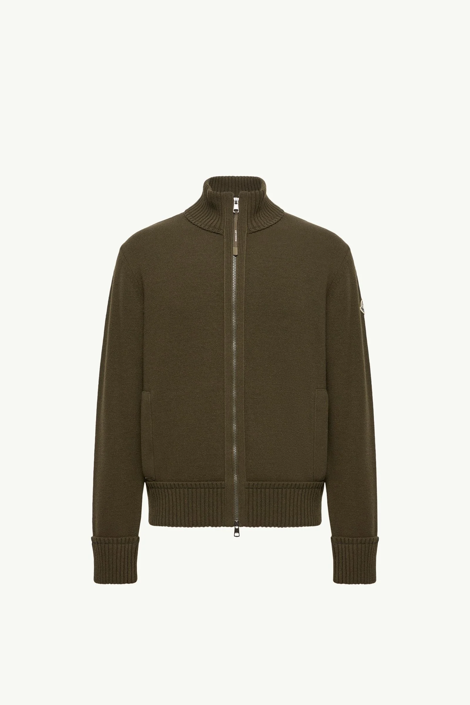 Cashmere & Wool Zip-Up Cardigan - 1