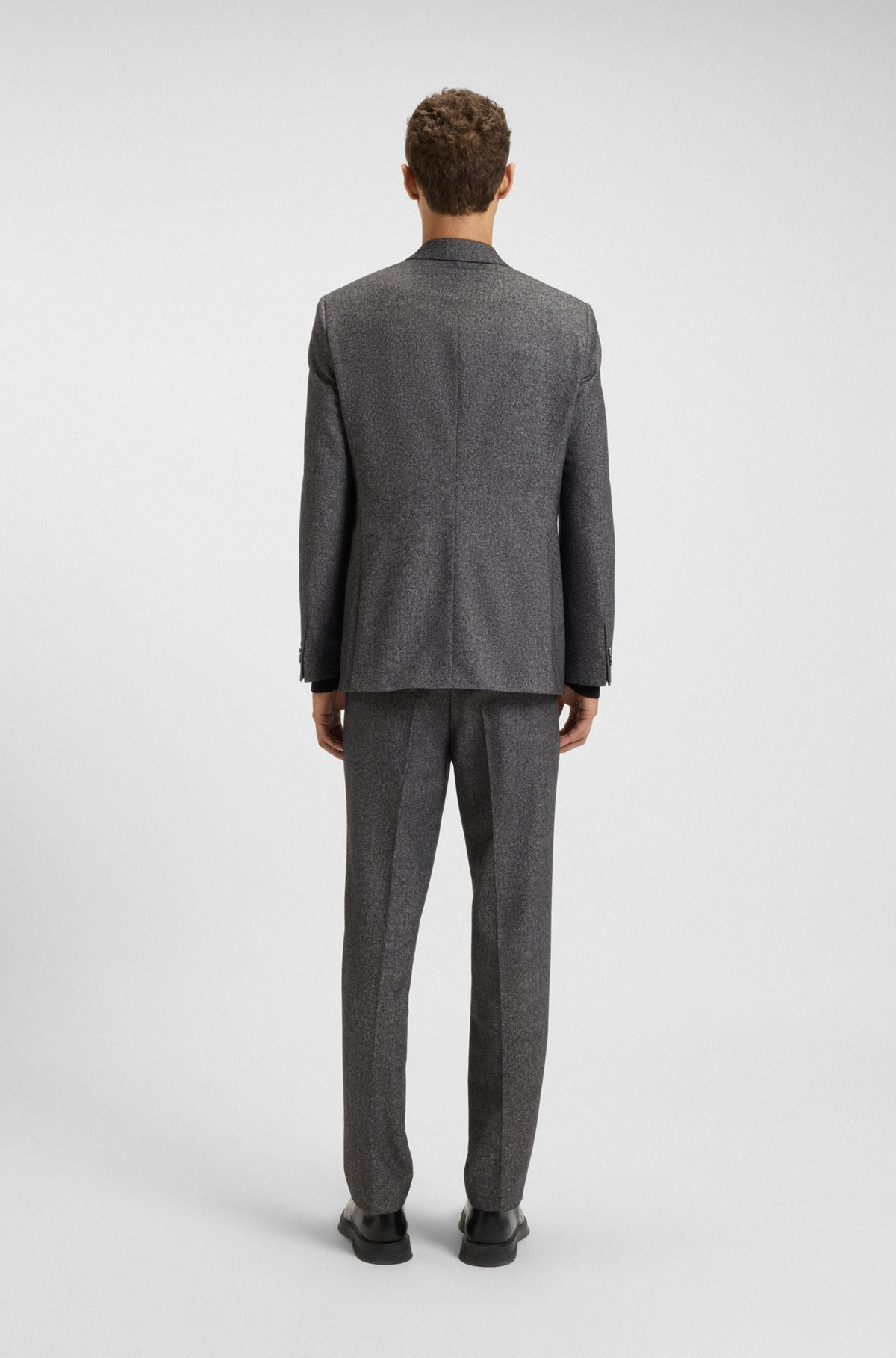 EXTRA-SLIM-FIT THREE-PIECE SUIT IN A WOOL BLEND - 3