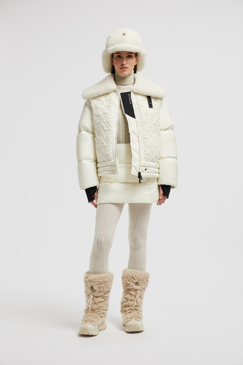 Moncler Grenoble Padded Poplin Mini Skirt outlook