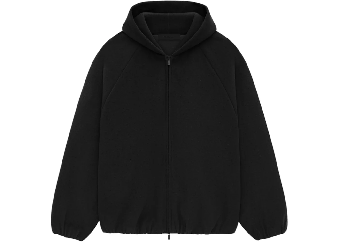 Fear of God Essentials Brushed Hooded Bomber Black - 1