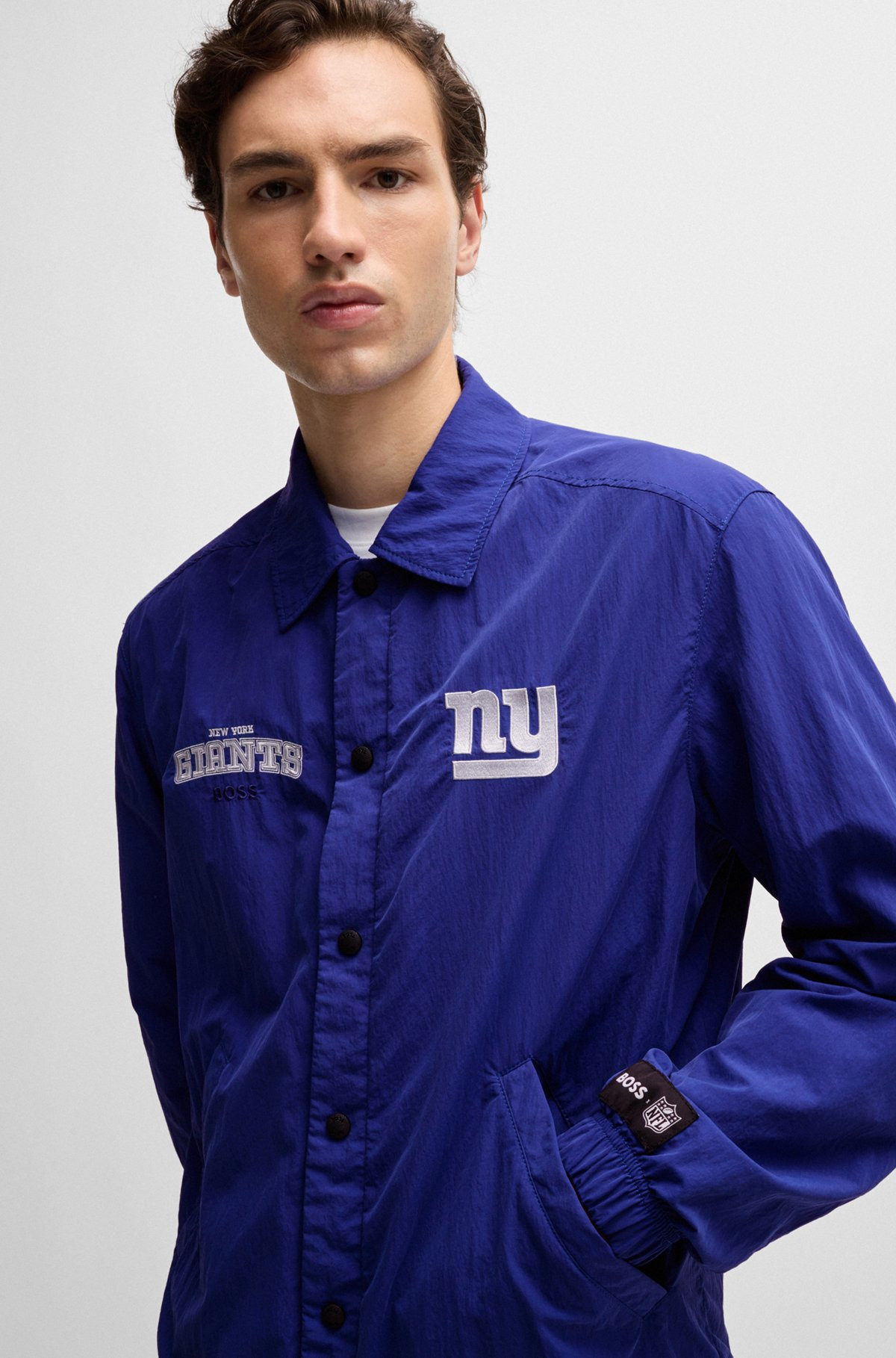 BOSS X NFL WATER-REPELLENT JACKET WITH EMBROIDERED BRANDING - 6